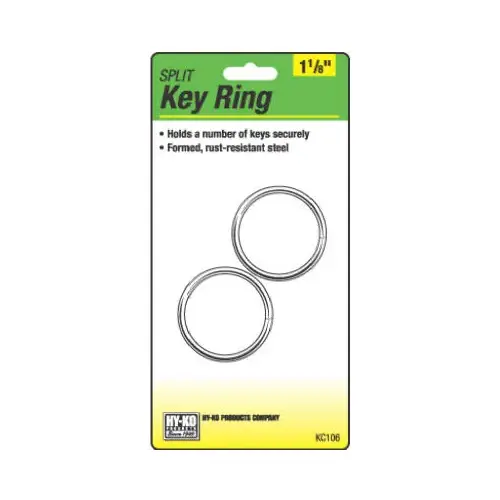 Split Key Ring, 1-1/8-In pair Split Key Ring, 1-1/8-In pair