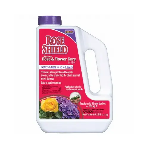 Rose Shield Systemic Insecticide + Fertilizer, 6 Lbs. Rose Shield Systemic Insecticide + Fertilizer, 6 Lbs.