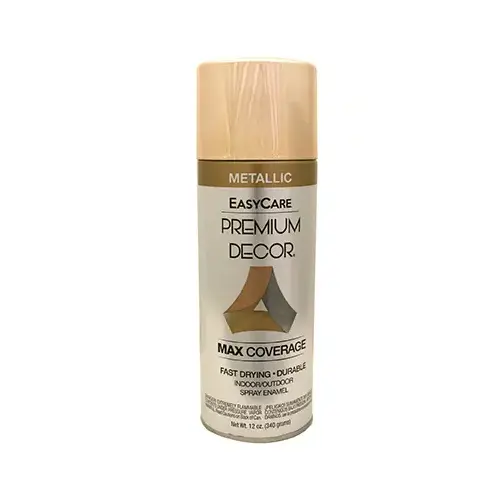 Premium Decor Gold Spray Paint, 12-oz. Premium Decor Gold Spray Paint, 12-oz.