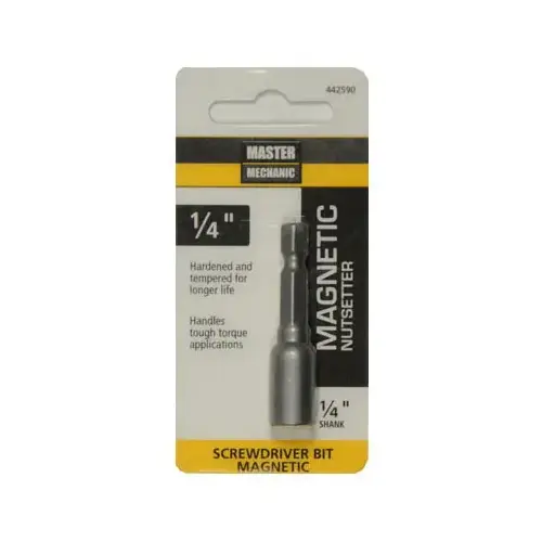 Magnetic Nut Driver, 1/4-In. x 1-7/8-In. Magnetic Nut Driver, 1/4-In. x 1-7/8-In.
