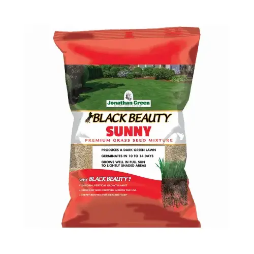 Black Beauty Full Sun Grass Seed Mixture, 25 Lbs., Covers 21,250 Sq. Ft. Black Beauty Full Sun Grass Seed Mixture, 25 Lbs., Covers 21,250 Sq. Ft.