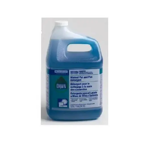 Pot and Pan Detergent, 1 gal, Liquid, Scented, Blue