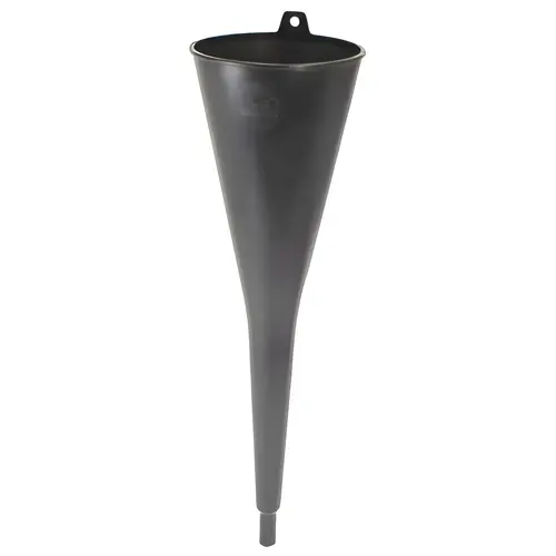 Funnel, HDPE, Black, 17-3/4 in H