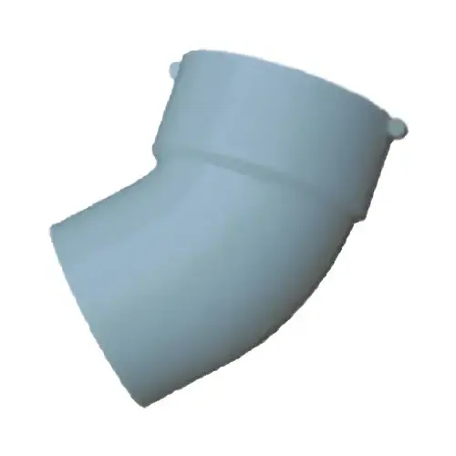 PVC Pipe Sewer & Drain 45-Degree Street Elbow, 4-In. PVC Pipe Sewer & Drain 45-Degree Street Elbow, 4-In.