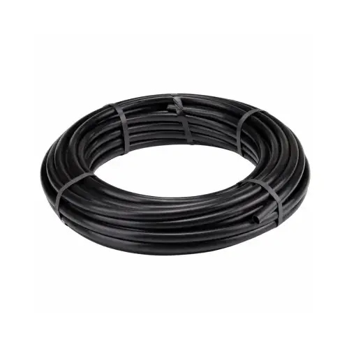 Drip Watering Hose, 0.69 in ID, 100 ft L, Polyethylene, Black Drip Watering Hose, 0.69 in ID, 100 ft L, Polyethylene, Black