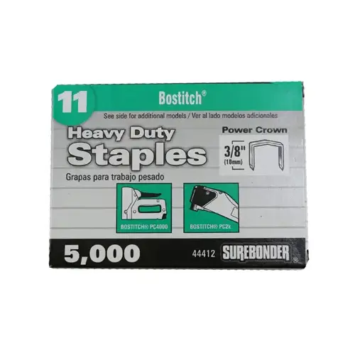 Superbonder Heavy-Duty Staples, #11, 3/8 In., 5 - pack of 5000 Superbonder Heavy-Duty Staples, #11, 3/8 In., 5 - pack of 5000