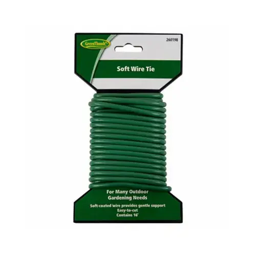Plant Wire Tie, Light-Duty, Soft Coated Wire, 16-Ft. Plant Wire Tie, Light-Duty, Soft Coated Wire, 16-Ft.