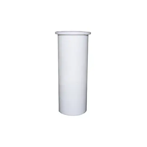 Flanged Kitchen Drain Tailpiece, White PVC, 1.5 O.D. x 12-In. Flanged Kitchen Drain Tailpiece, White PVC, 1.5 O.D. x 12-In.