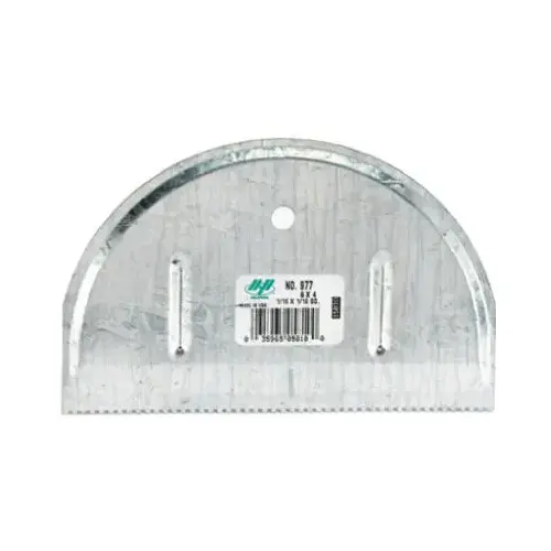 Spreader, 4 in W Blade, Notched, Ribbed Blade Spreader, 4 in W Blade, Notched, Ribbed Blade