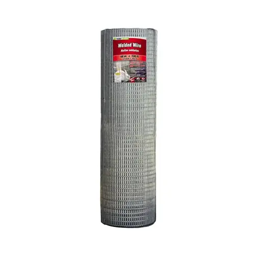 Galvanized Welded Wire Fence, 1 x 1/2-In. Mesh, 16-Ga., 48-In. x 100-Ft. Galvanized Welded Wire Fence, 1 x 1/2-In. Mesh, 16-Ga., 48-In. x 100-Ft.