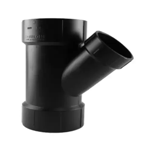 Reducing Wye, ABS/DWV, 3 x 3 x 2-In. Reducing Wye, ABS/DWV, 3 x 3 x 2-In.