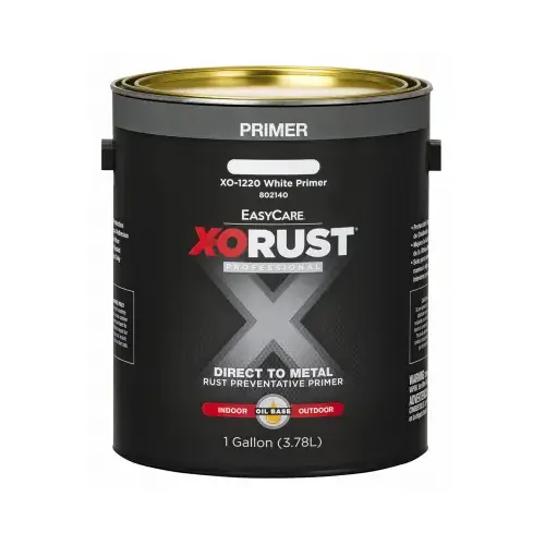 Professional Interior/Exterior Anti-Rust Primer, White Metal, Oil-Base, 1-Gallon - pack of 2 Professional Interior/Exterior Anti-Rust Primer, White Metal, Oil-Base, 1-Gallon - pack of 2
