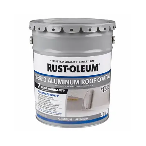 COATING RF FIBERED ALUMN 5GAL Gray COATING RF FIBERED ALUMN 5GAL Gray