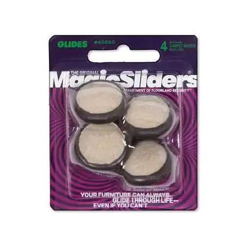 Chair Carpet Glides, Nail-On, 1.25-In - pack of 24 Chair Carpet Glides, Nail-On, 1.25-In - pack of 24