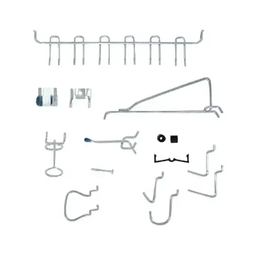 Peg Hook, Silver Peg Hook, Silver