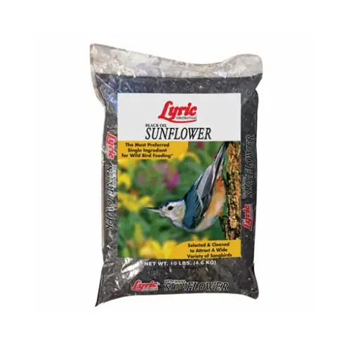 Black Oil Sunflower Seed Bird Food, 10 Lbs. Black Oil Sunflower Seed Bird Food, 10 Lbs.