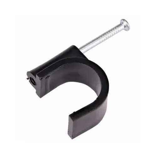 Hose Support Clamp, 1/2 in Hose, Poly, Black - pack of 3