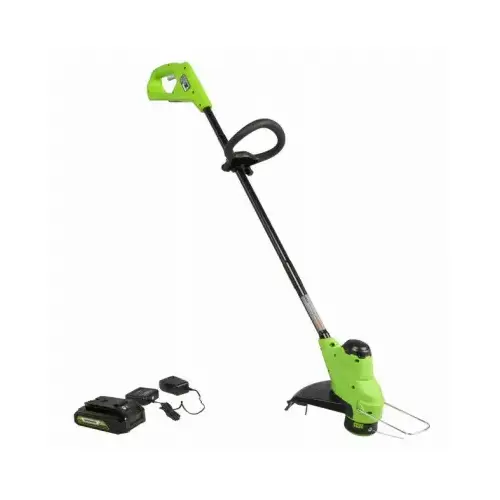 24-Volt Cordless String Grass Trimmer, Battery & Charger, 10-In. 24-Volt Cordless String Grass Trimmer, Battery & Charger, 10-In.