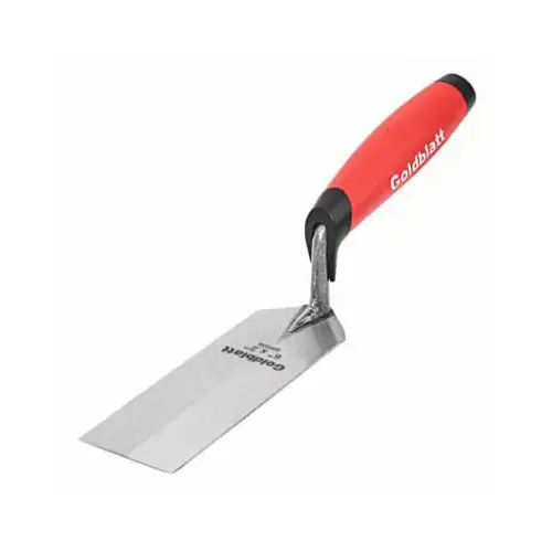 6 x 2-Inch Carbon Steel Margin Trowel