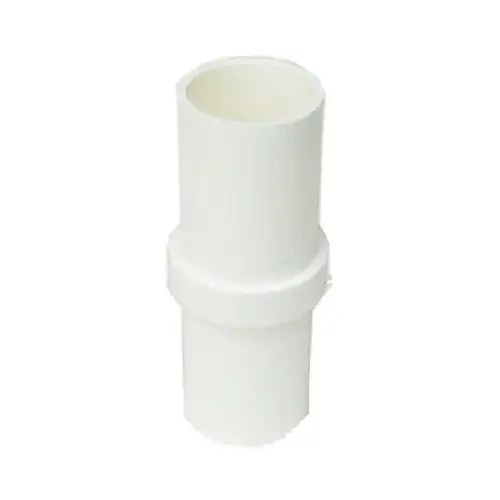 Schedule 40 PVC Pipe Fitting, Flush Inside Slip Coupling, 1.5-In.