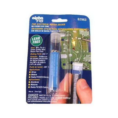 Lead-Free Electrical Solder, 0.25-oz., .032-Diameter