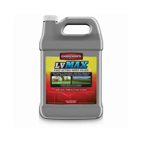 LV MAX Fast-Acting Weed Killer, Liquid, Pump-Up Sprayer, Tow-Behind Sprayer Application, 1 gal White LV MAX Fast-Acting Weed Killer, Liquid, Pump-Up Sprayer, Tow-Behind Sprayer Application, 1 gal White