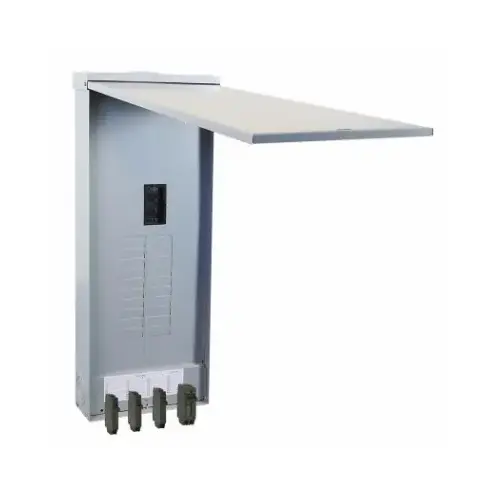 PowerMark Gold Main Breaker Outdoor Load Center Kit, 20 Spaces, 40 Circuits, 200-Amps