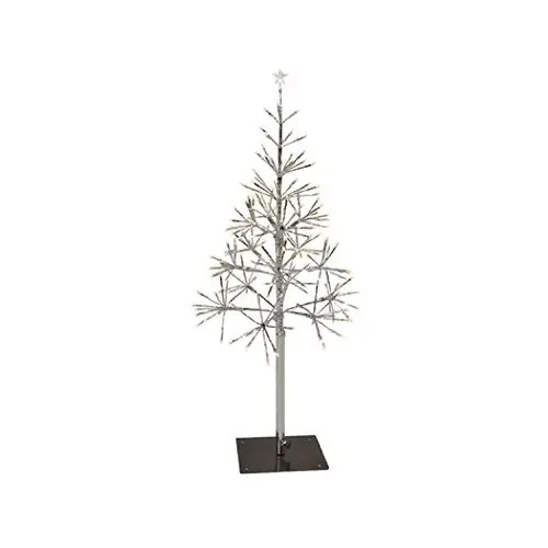 Light Burst Tree Silver, LED, Pure White, Twinkle, 42-In. Light Burst Tree Silver, LED, Pure White, Twinkle, 42-In.