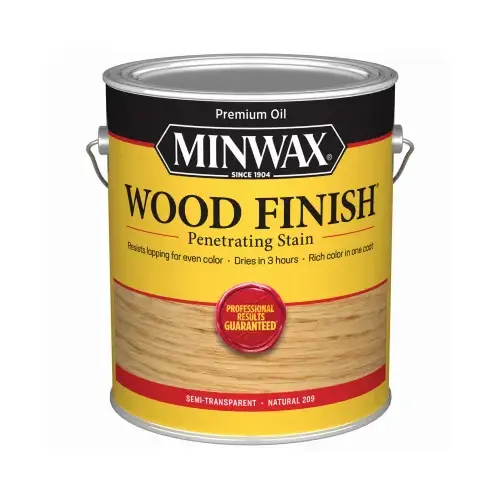 Wood Finish Penetrating Stain, Natural, 1-Gallon Wood Finish Penetrating Stain, Natural, 1-Gallon