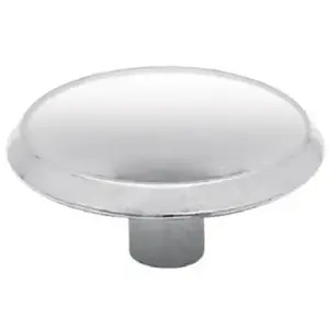 Liberty Hardware P65015H-CHR-C Cabinet Knob, Concave, Chrome Plated, 1.5-In. Round