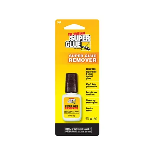 Super Glue Remover, Brush-On Gel, 5 gram bottle