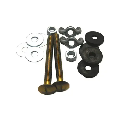 Toilet Tank-to-Bowl Set, Brass Toilet Tank-to-Bowl Set, Brass