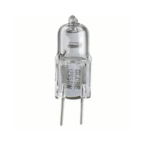 20-Watt Clear Halogen Light Bulb, Bi-Pin Base, 300 Lumens 20-Watt Clear Halogen Light Bulb, Bi-Pin Base, 300 Lumens