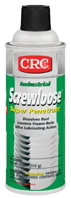 CRC Screwloose Super Penetrant 16 oz Aerosol Can Light Amber - pack of 12 03060-XCP12 CRC Screwloose Super Penetrant 16 oz Aerosol Can Light Amber - pack of 12 03060-XCP12