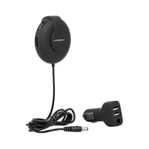 ChargeHub V6 Shareable Car Charger, 6 USB, Black ChargeHub V6 Shareable Car Charger, 6 USB, Black