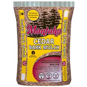 Montaho WMO13222 2CUFT Cedar Bark Mulch