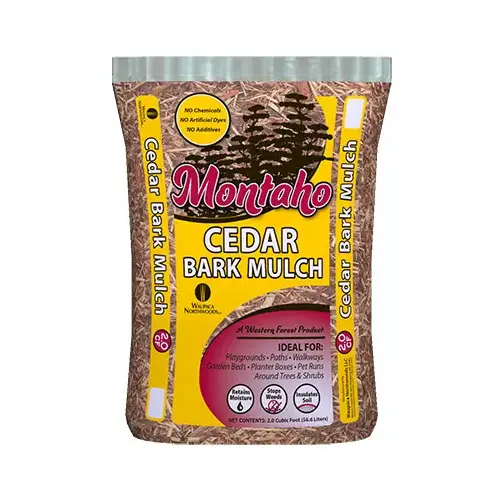 2CUFT Cedar Bark Mulch