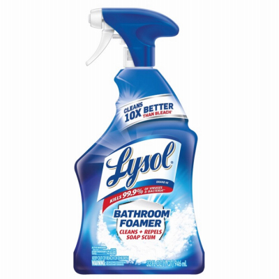 RECKITT BENCKISER 1920090036 Bathroom Cleaner, Foaming Action, 22-oz.