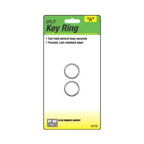 Split Key Ring, 5/8-In pair Split Key Ring, 5/8-In pair