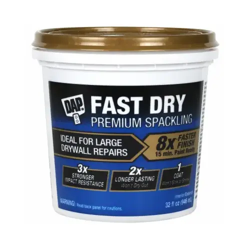 Fast Dry Spackling, Off-White, 32 fl-oz Fast Dry Spackling, Off-White, 32 fl-oz