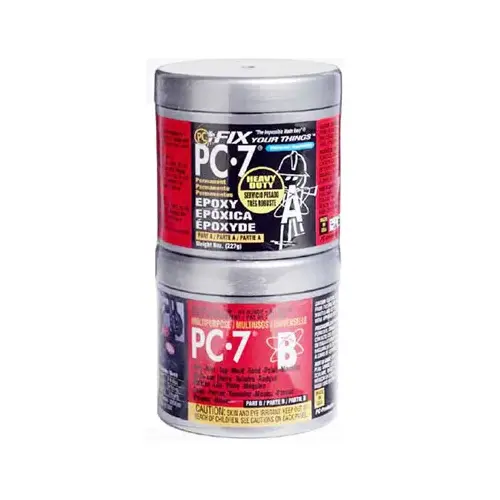 0.5LB. Epoxy Adhesive, Gray, Paste, 0.5 lb Jar