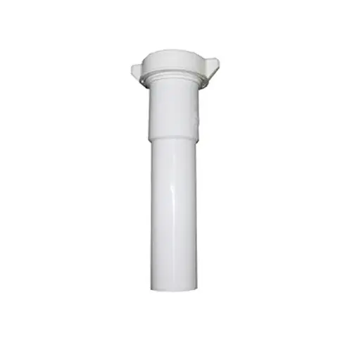 Lavatory/Kitchen Drain Extension Tube, White PVC Lavatory/Kitchen Drain Extension Tube, White PVC