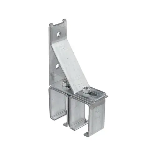 Double Box Rail Bracket Galvanized Silver Steel Galvanized Double Box Rail Bracket Galvanized Silver Steel Galvanized