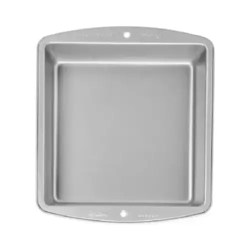 Silver Non-Stick Bakeware Square Cake Pan, 8 x 8 x 2 In.