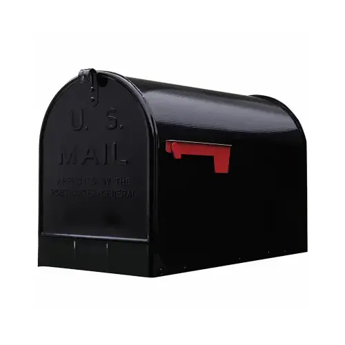 Mailbox Gibraltar es Stanley Jumbo Galvanized Steel Post Mount Black Powder Coated