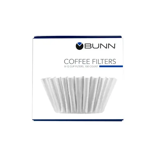 8-12 Cup White Coffee Filter - pack of 100 8-12 Cup White Coffee Filter - pack of 100