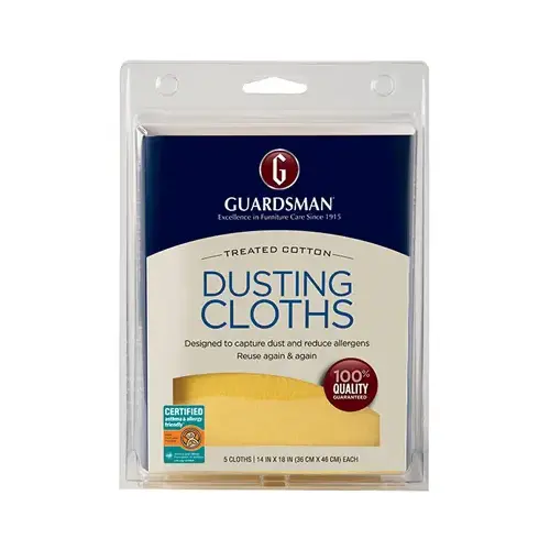 Dusting Cloths, Cotton - pack of 5