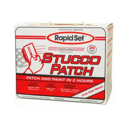 Fast Setting Stucco Patch, 10 Lbs.