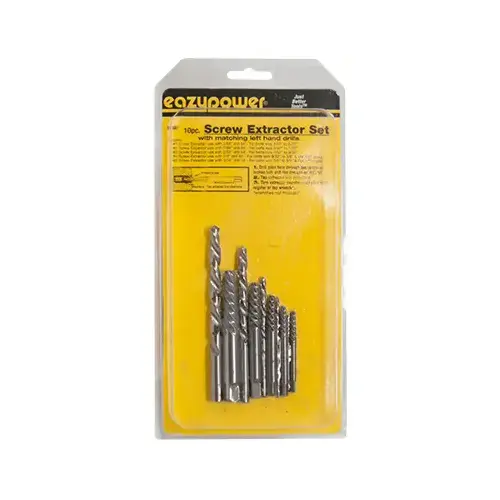 Screw Extractor & Drill Set, 10-Pc. Screw Extractor & Drill Set, 10-Pc.