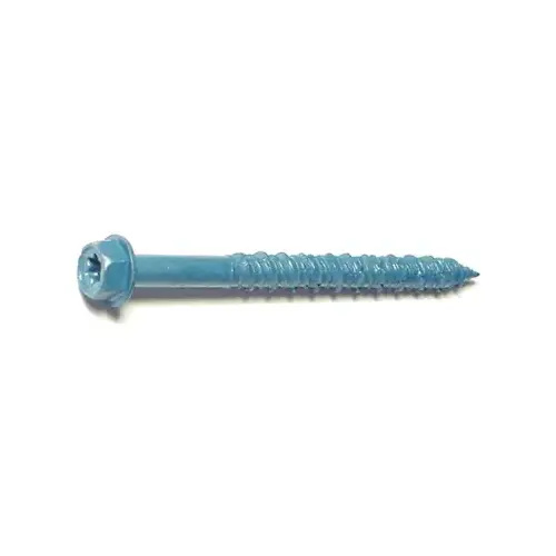 Masonry Screw, 1/4 x 2-3/4-In. Star Hex Head - pack of 100 Masonry Screw, 1/4 x 2-3/4-In. Star Hex Head - pack of 100